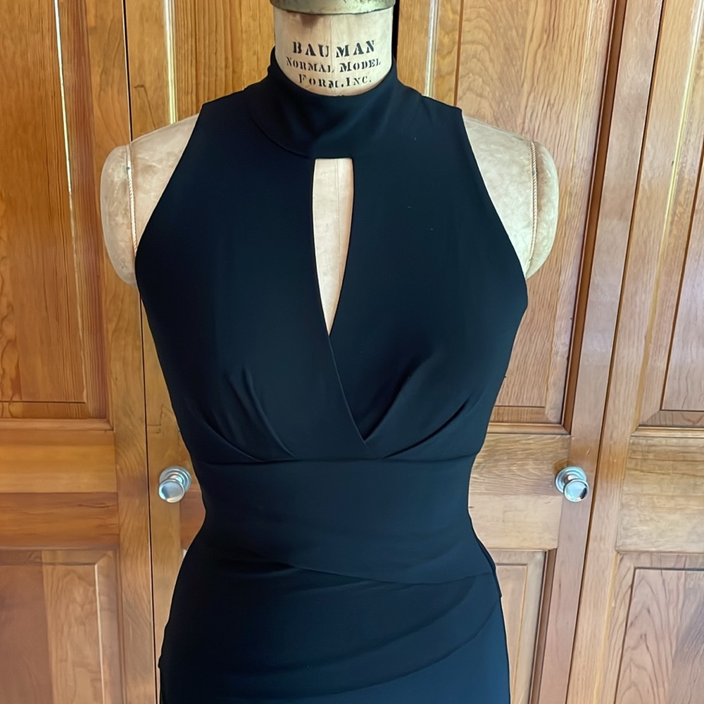 White House Black Market Black Sleeveless Dress